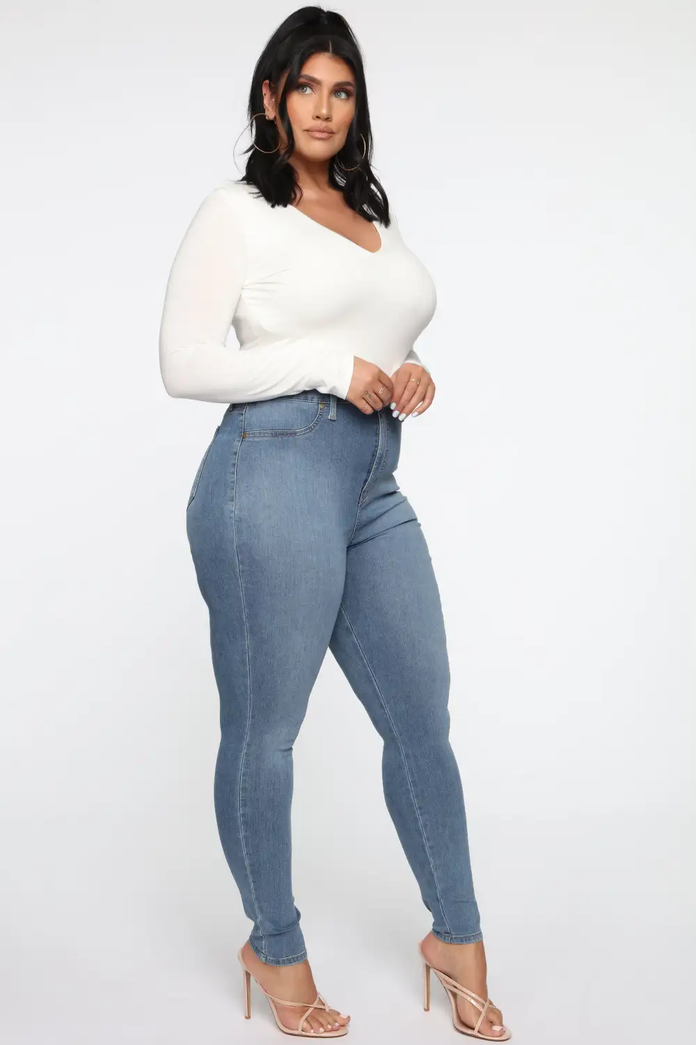Flex Super High Rise Skinny Jeans - Light Wash