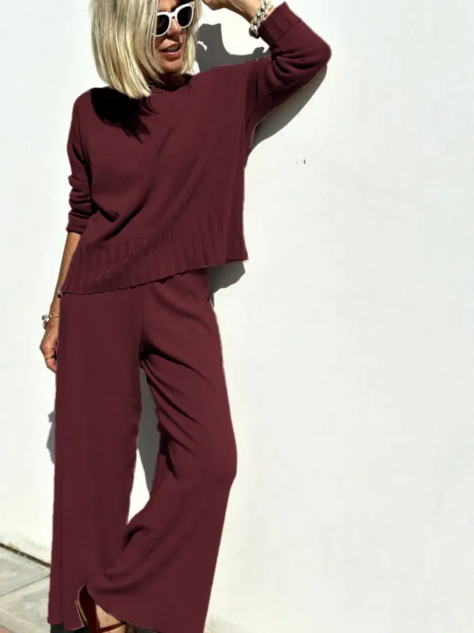 Casual Sweater Suit (Other colors are sold out and being restocked)