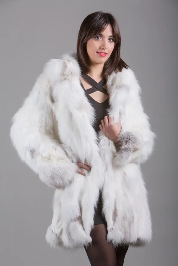 Shadow Fox Fur Coat