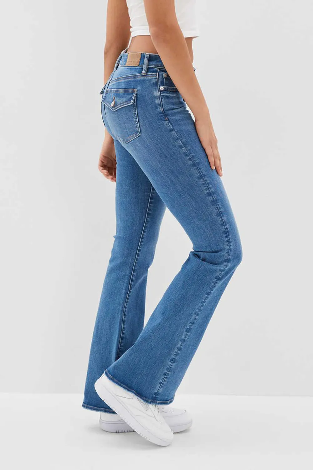 Level Low-Rise Flare Jean