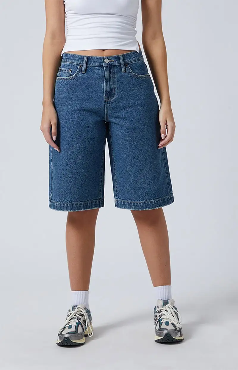 PacSun Dark Indigo Extreme Denim Jorts