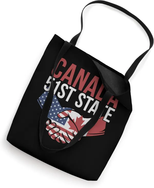 Canada 51st State Trump Tote Bag