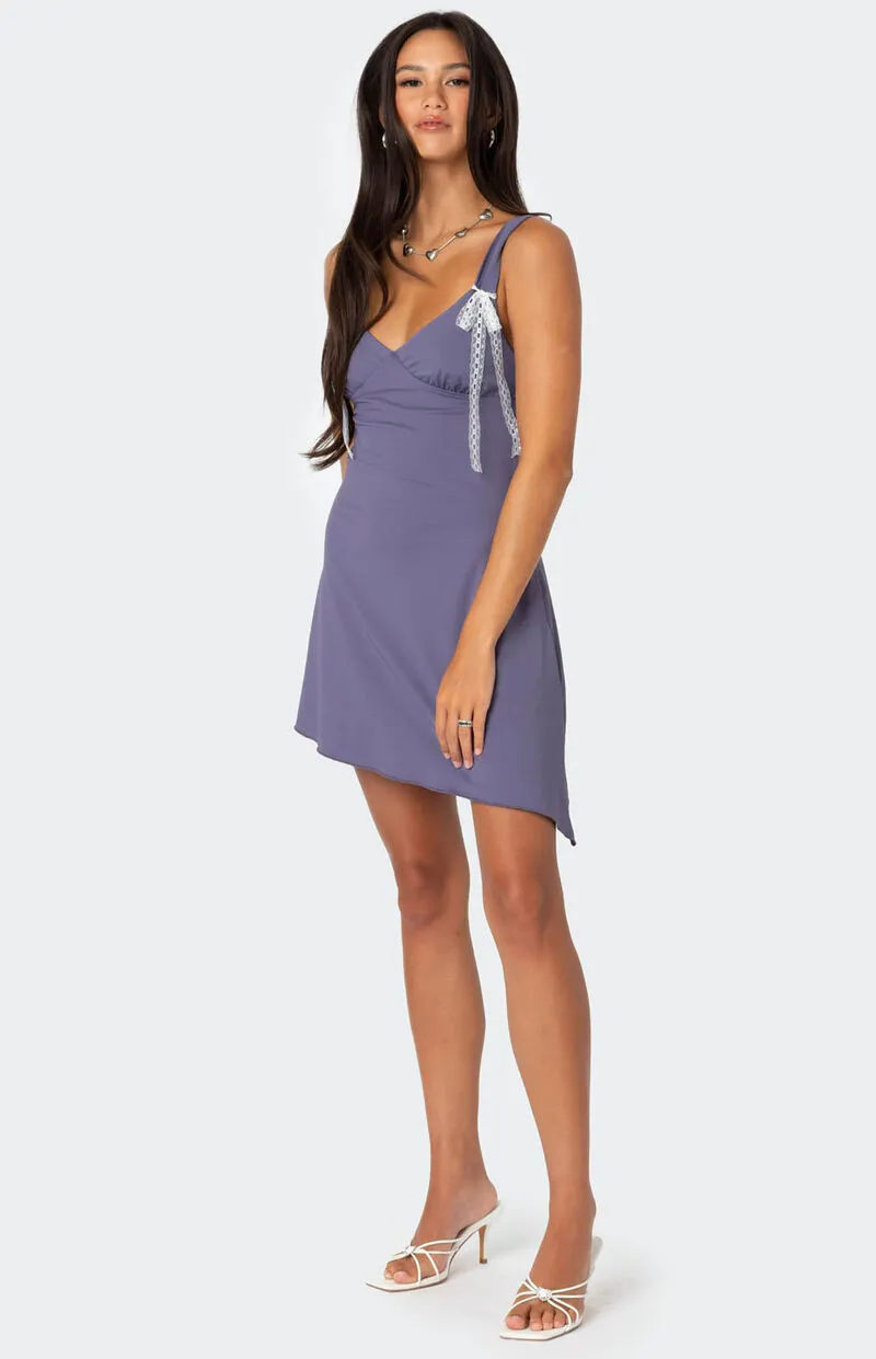 Edikted Cleo Open Back Mini Dress