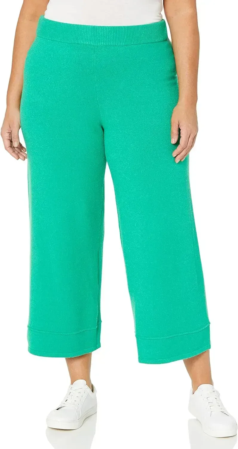 Women's Alice Crewneck Back-Slit Ribbed Pullover Sweater