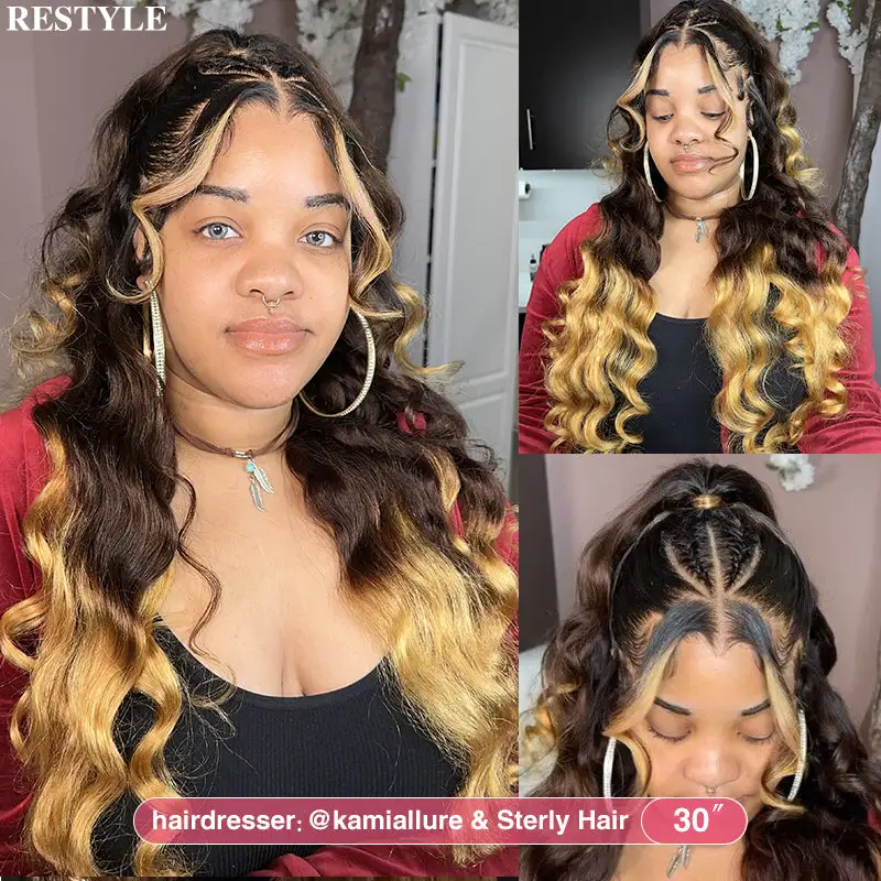 New Fabulous Beyonce Style | 13x6 Lace Ombre Deep Wave Frontal Wig