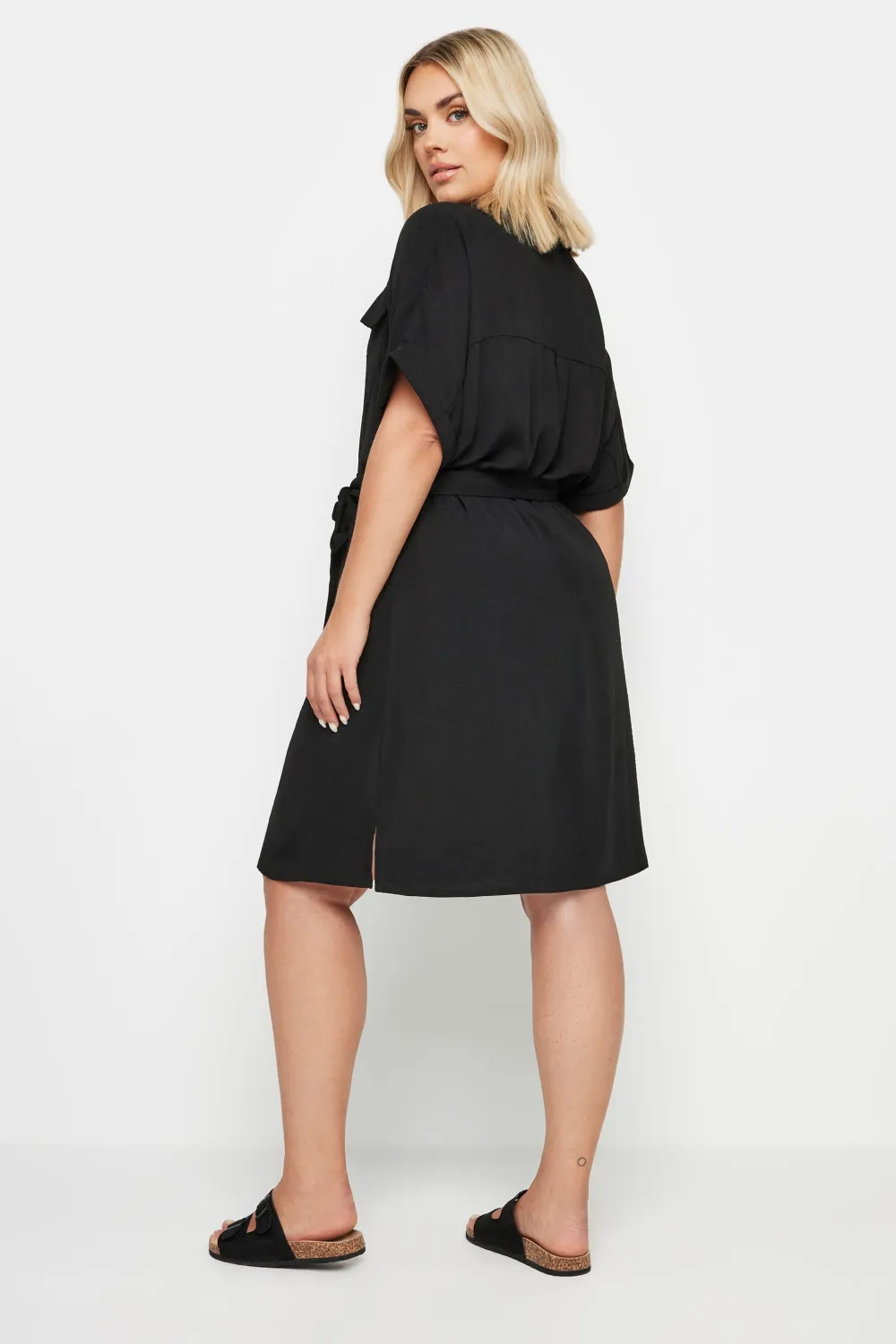 YOURS Curve Black Utility Dress