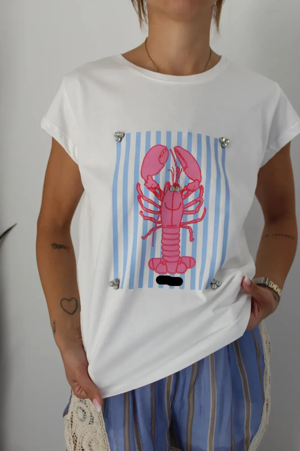 Easy Layer Graphic Crewneck Cotton Tee Style