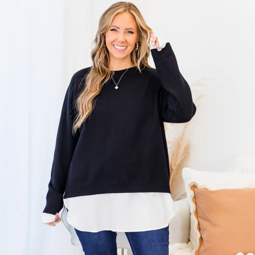 My Ideal Type Sweater, Black