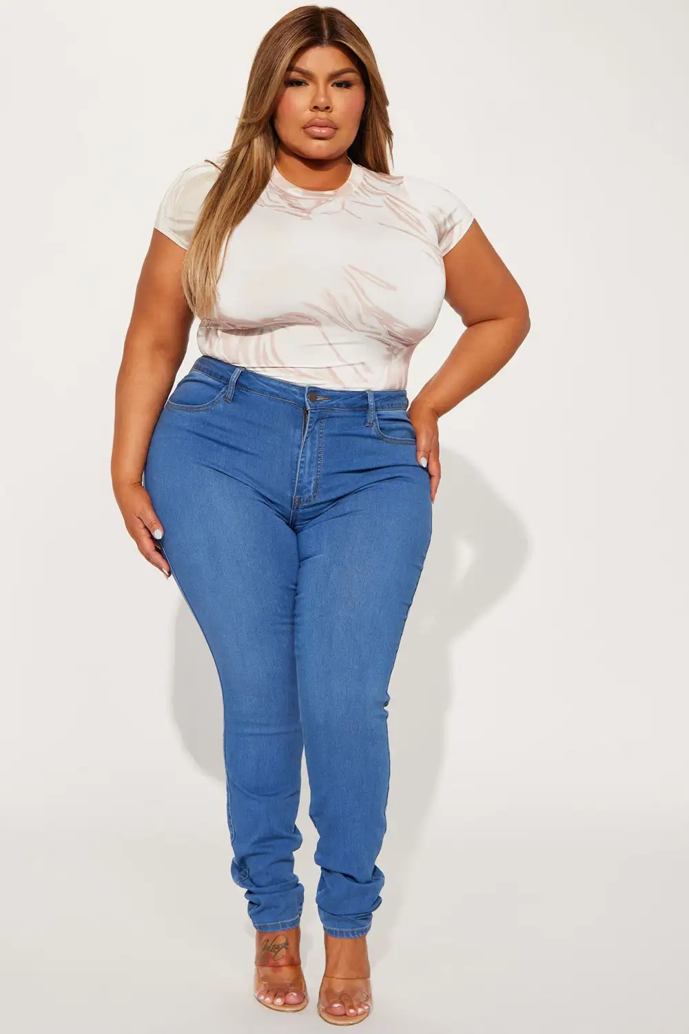 Temperature's Up Bodysuit - Taupe/combo