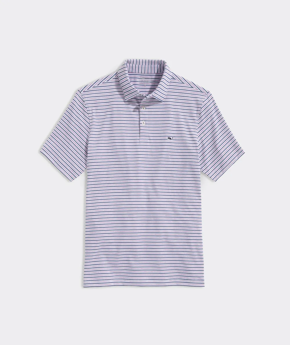 Tri-Color Bradley Stripe Sankaty Polo