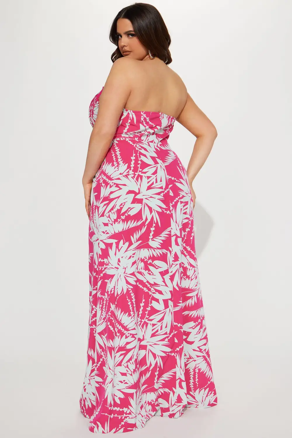 Fun Gal Maxi Dress - Pink/combo