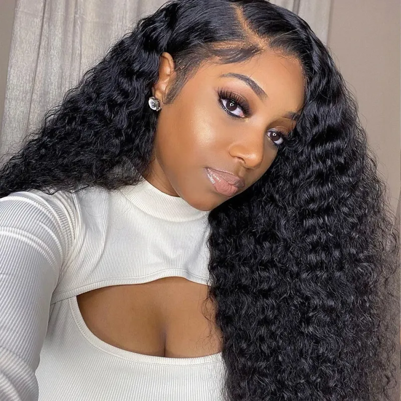 Sterly Deep Wave Bundles With 5x5 Lace Closure Human Hair Bundles With Closure