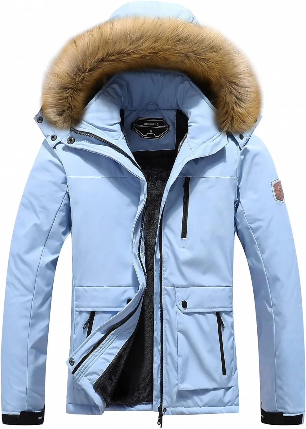 Women's Waterproof Ski Snow Jacket Winter Warm Hooded Snow Coat Mountain Windproof Ski Jacket For Women