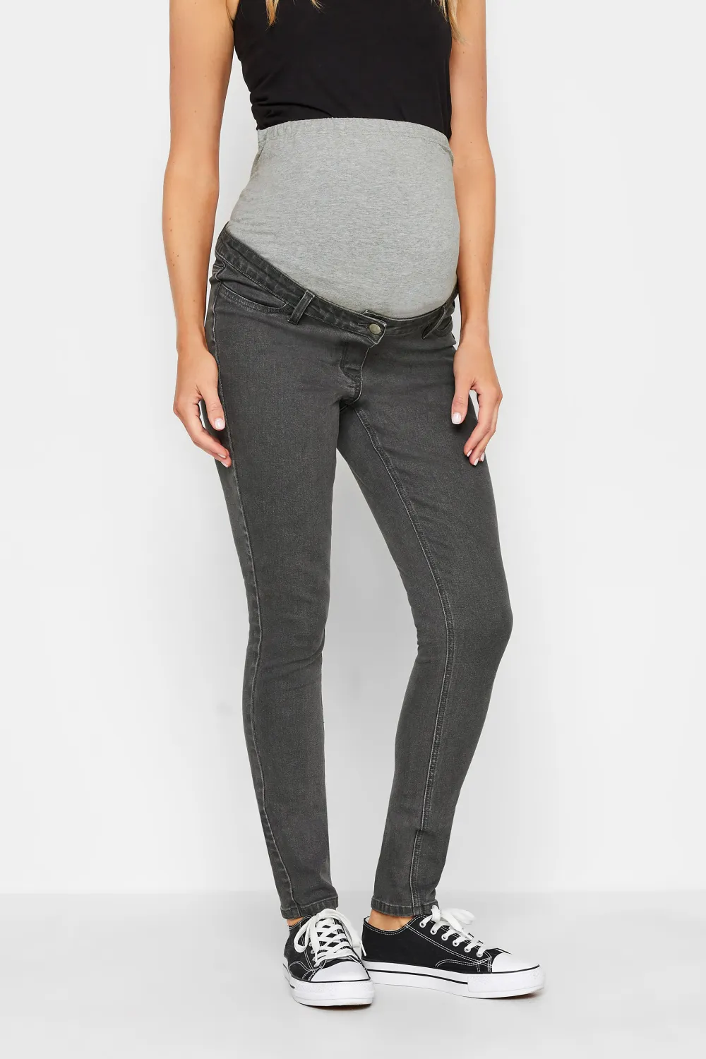 LTS Tall Maternity Mid Blue Skinny AVA Jeans