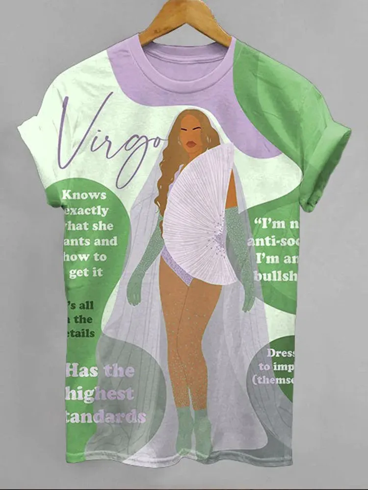 Virgo Girly Season Unisex Short Sleeve Tshirt