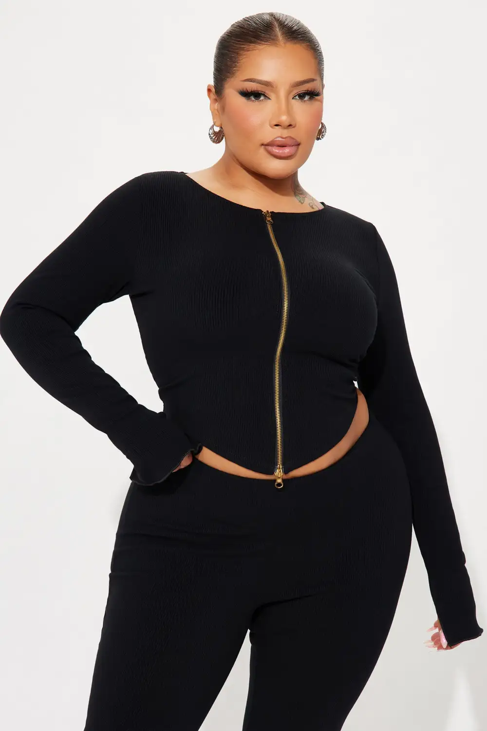 Eliza Snatched Pant Set - Black