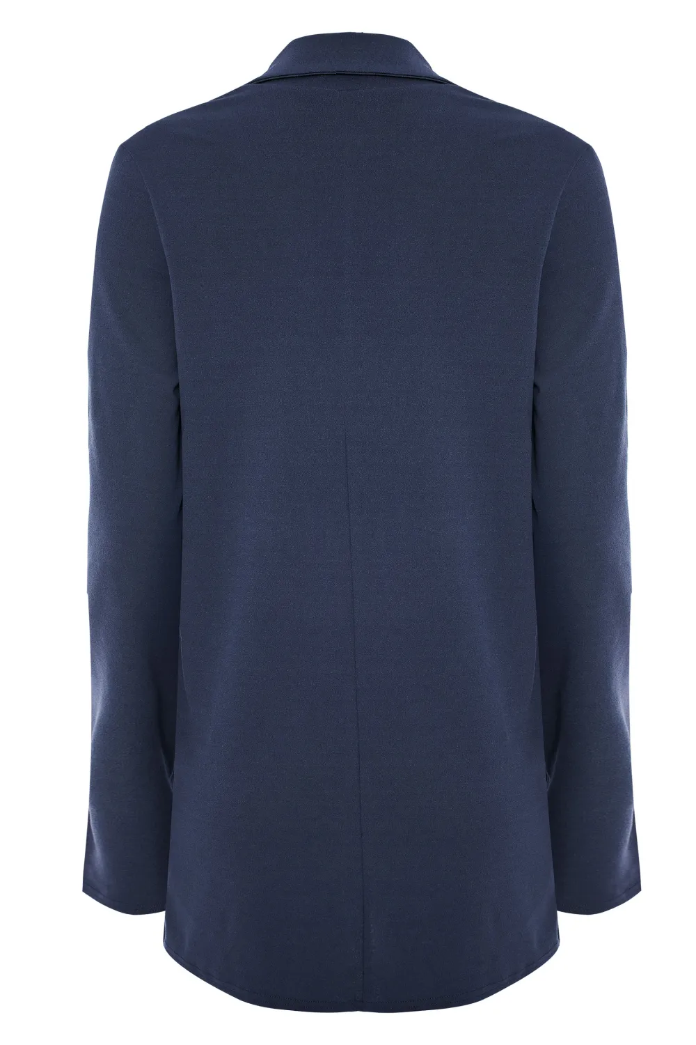 LTS Tall Black Scuba Longline Blazer