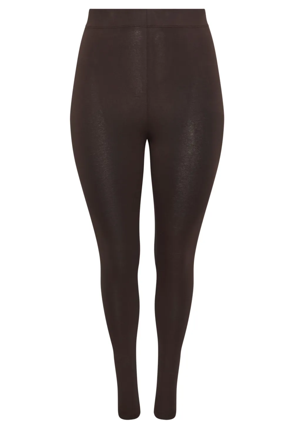 YOURS Curve Chocolate Brown Leggings
