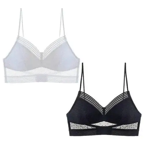 Starry Bra - Low Back Wireless Lifting Lace Bra