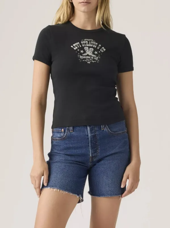 Graphic Ringer Short Sleeve Tee