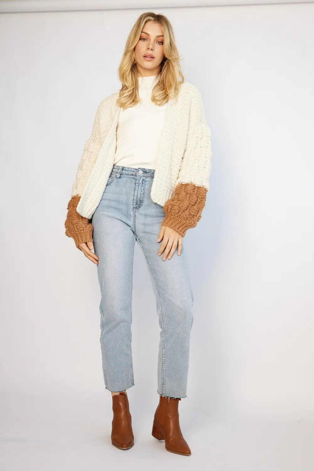 Andreas Cardigan - Beige Multi