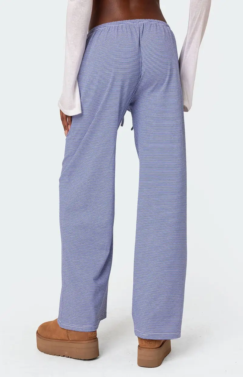 Edikted Olivia Striped Loose Fit Pants