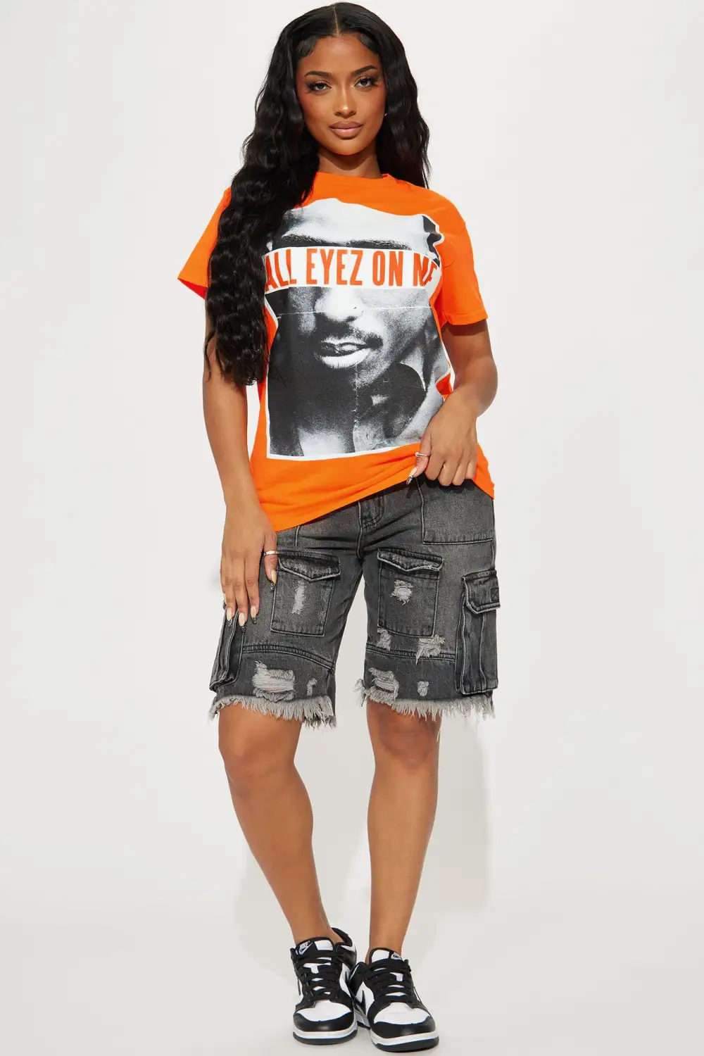All Eyes On Me Top - Orange