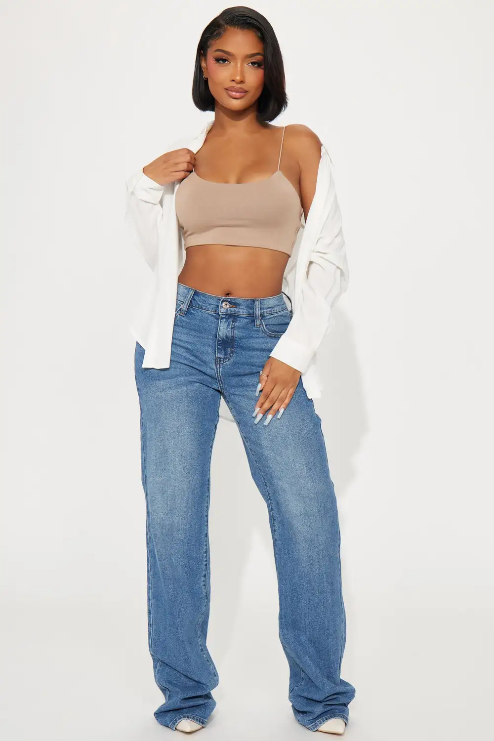 Kiki Super Cropped Top - Mocha