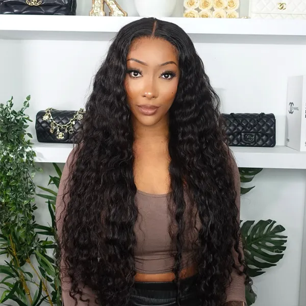 Affordable 13×6 Full Lace Loose Deep Wave Human Hair Wig Sterly Hair
