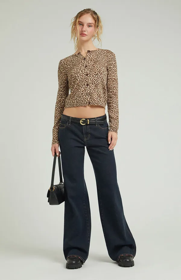 PacSun Dark Indigo Low Rise Baggy Jeans