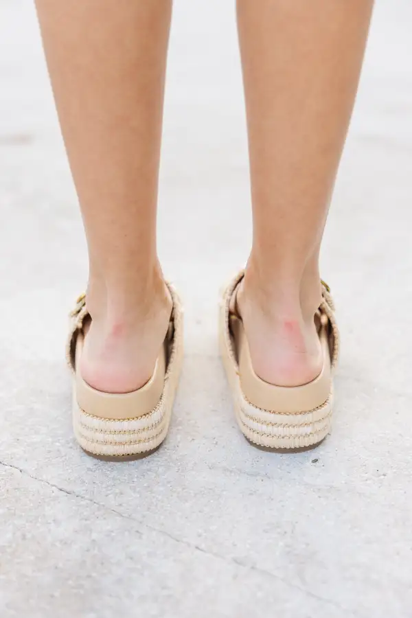 The Clearing Nude Sandals