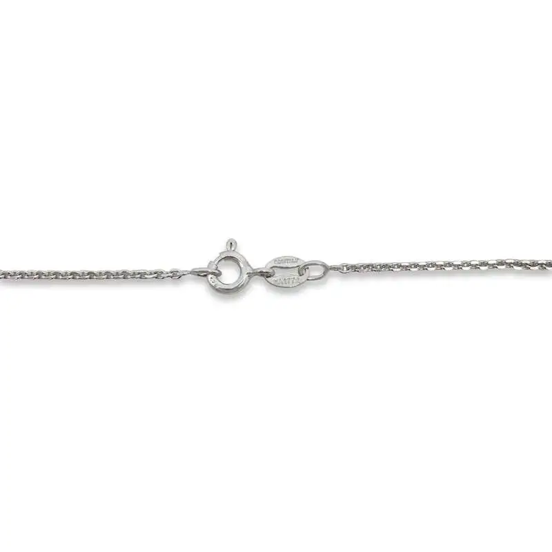 Solid Cable Chain Necklace Sterling Silver 20