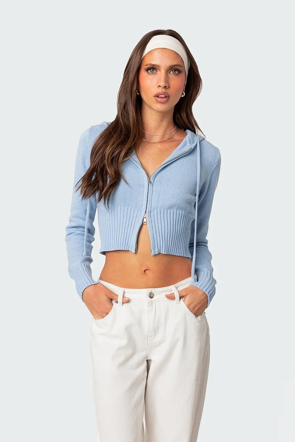 Desiree Knitted Hooded Cardigan