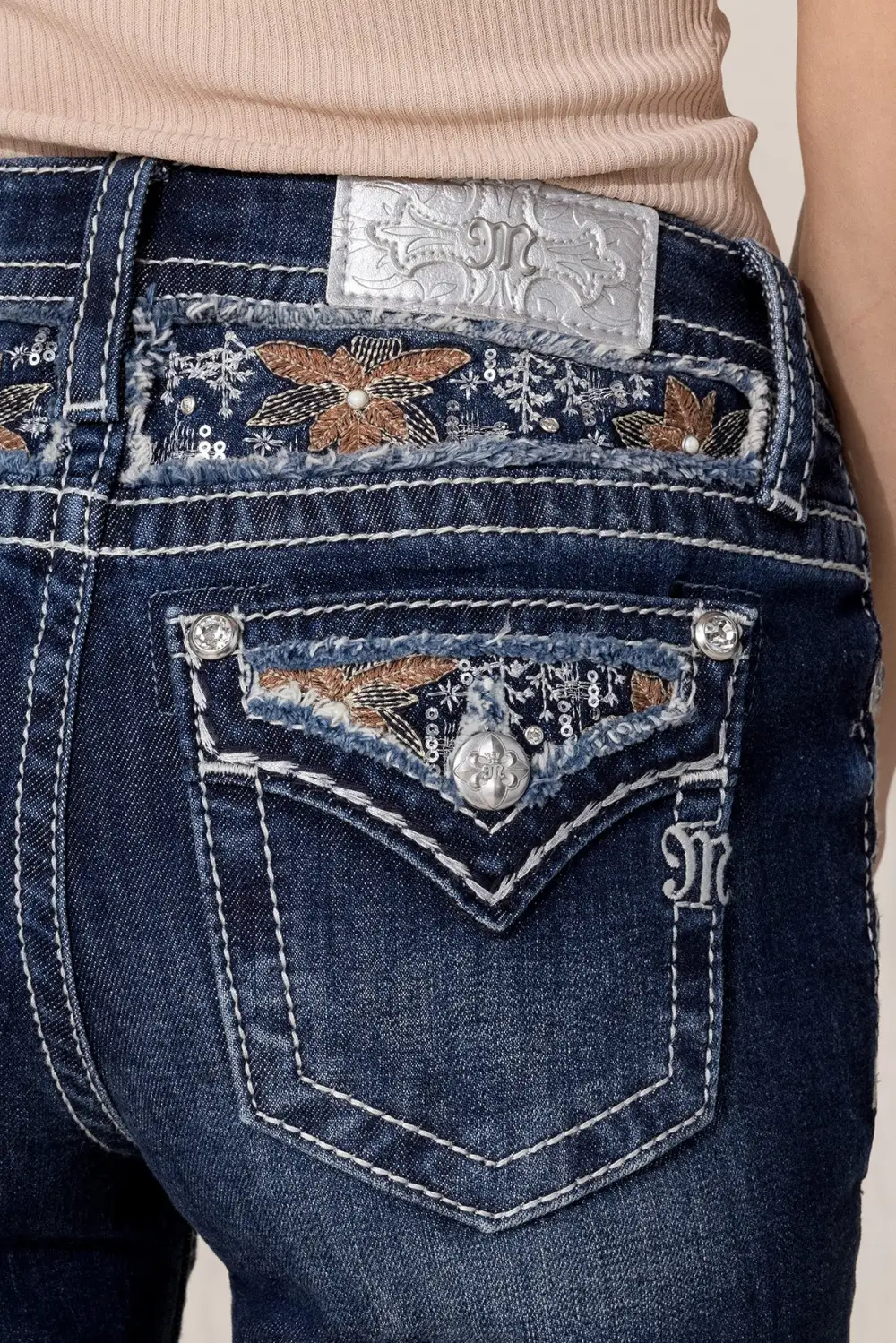 Floral Paradise Bootcut Jeans