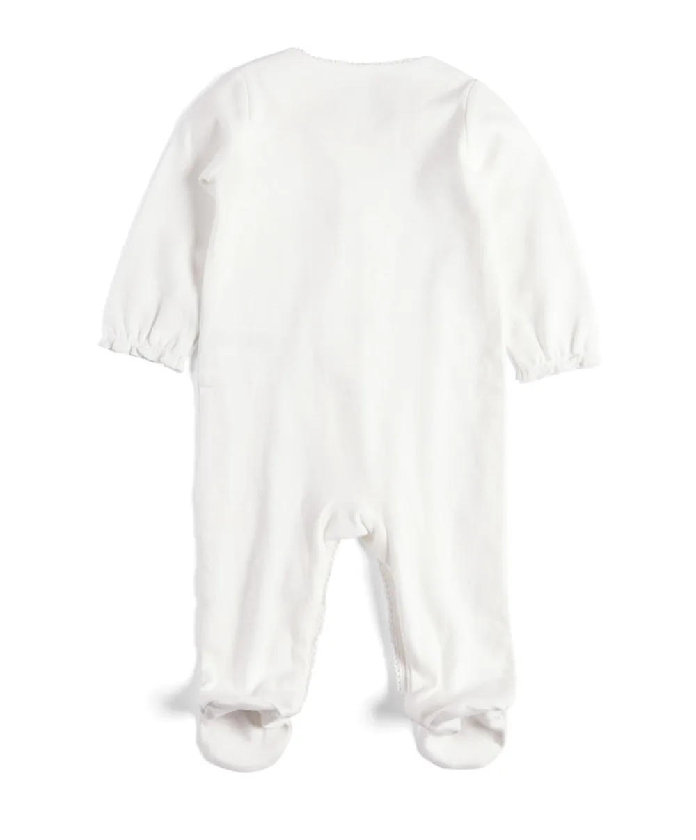 Embroidered Flower All-in-One