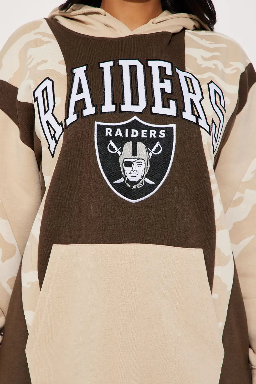 Raiders Camo Hoodie - Brown/combo