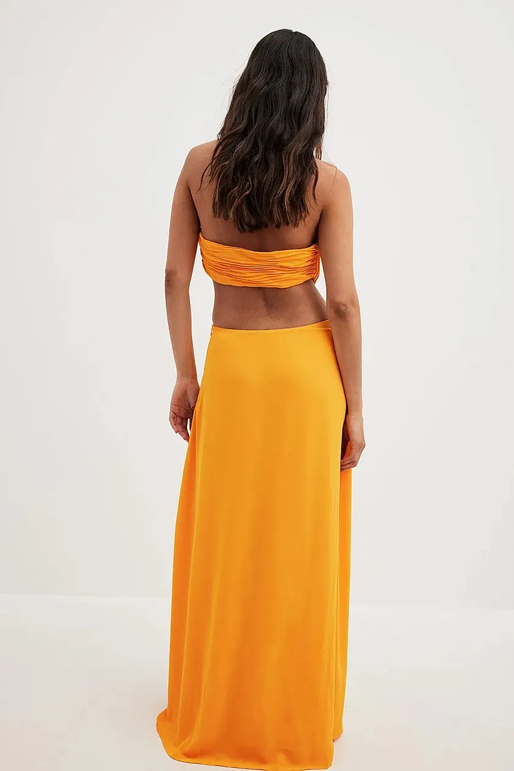 Flowy Maxi Halterneck Dress