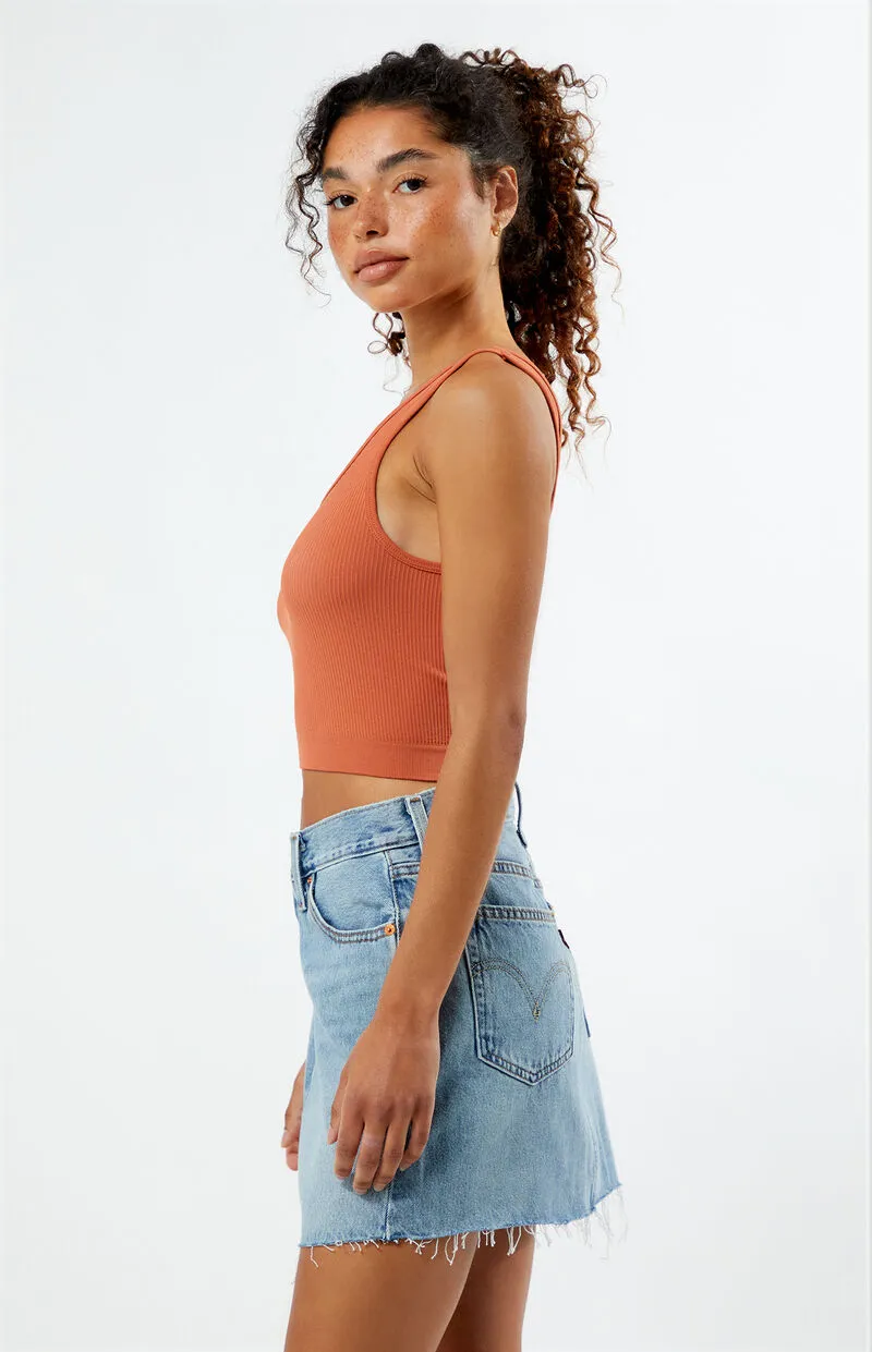 Contour Seamless Scoop Tank Top