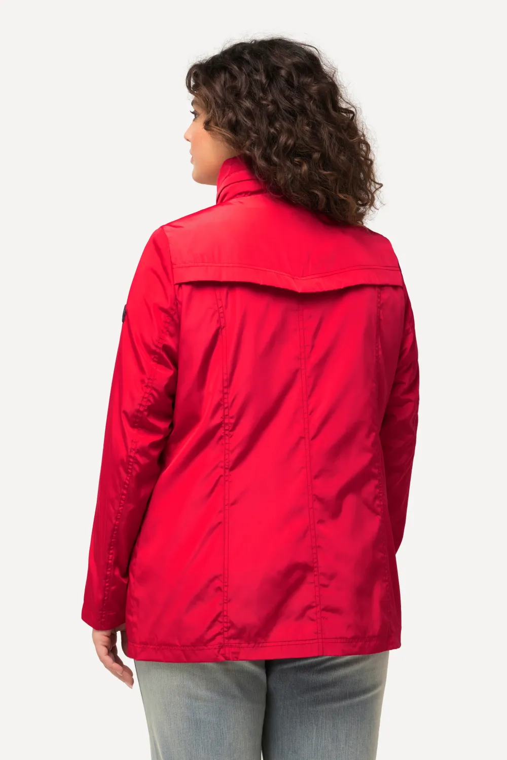 HYPRAR Funktionsjacke Stehkragen Kapuze 2-Wege-Zipper