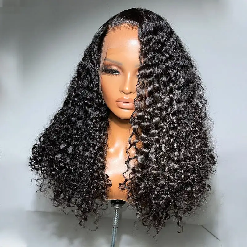 Undetactable HD Lace Water Wave Human Hair Wig Real HD Lace Wig