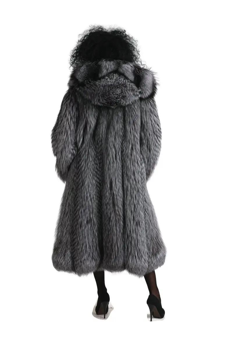 Silver Fox Fur Jacket