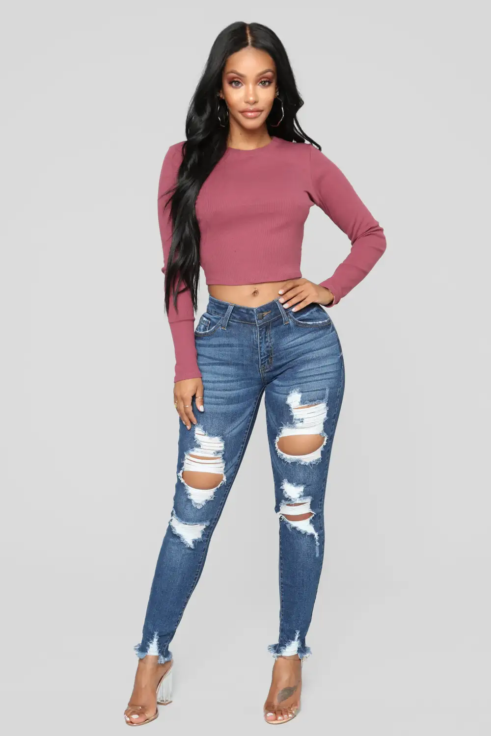 Waiting For You Tee - Mauve