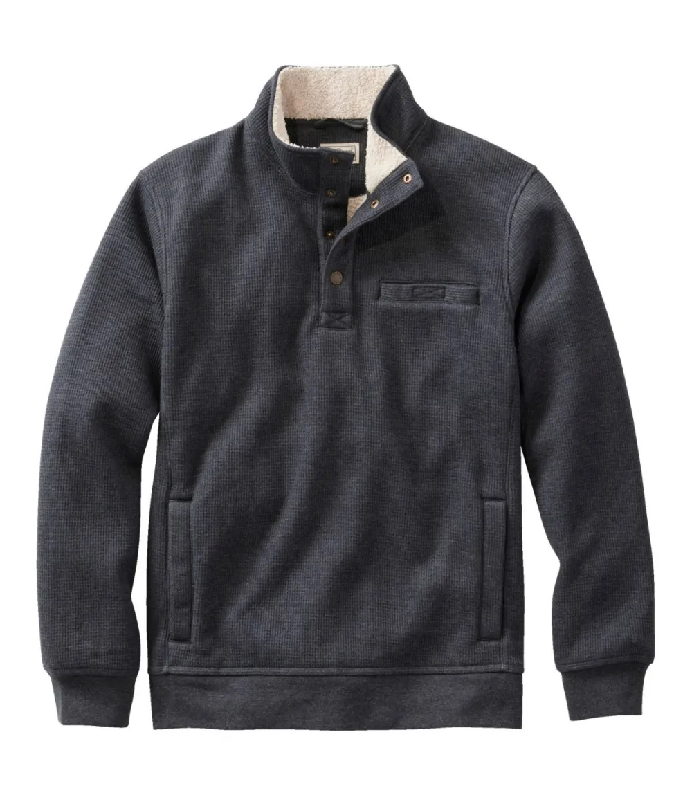 Men's Katahdin Iron Works Bonded Waffle Fleece, Mockneck