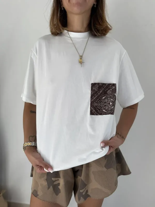 Pocket Detail Crew Tee Look