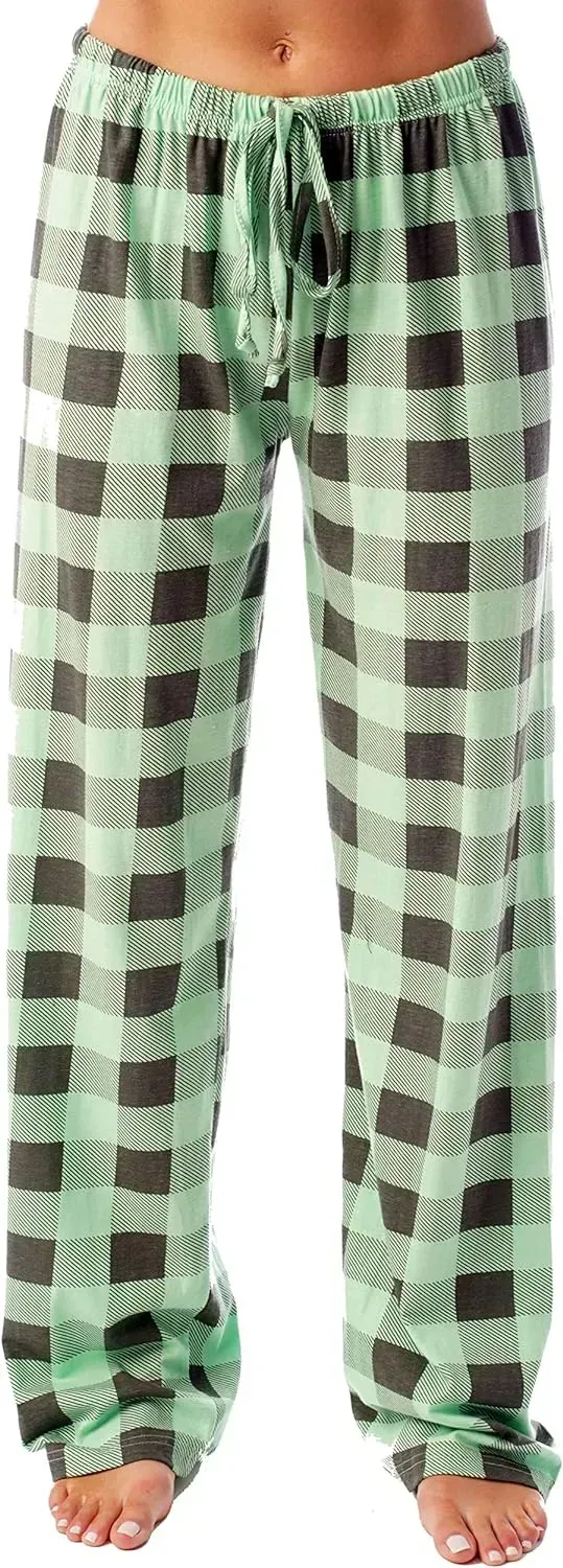 Women Pajama Pants Sleepwear Buffalo Plaid Pajamas
