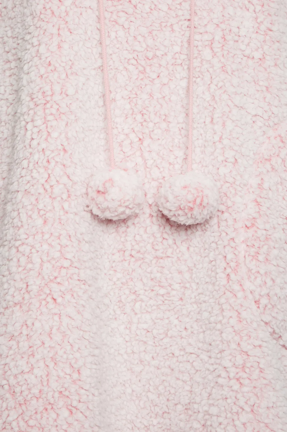 YOURS Curve Light Blue Teddy Drawstring Snuggle Hoodie