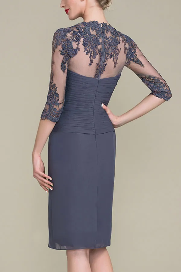 Waist Chiffon Simple Temperament Bridal Mother Dress