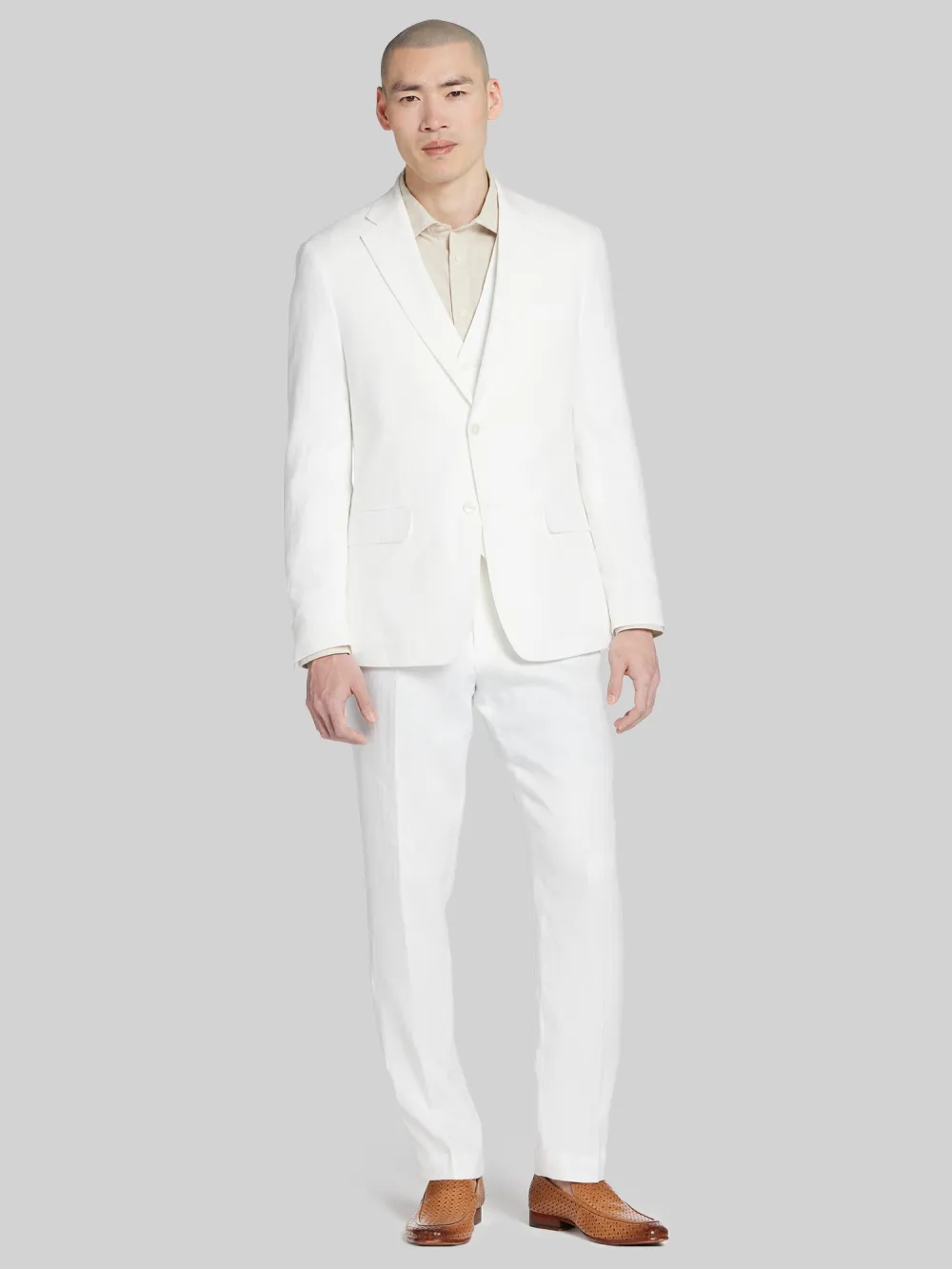 Tommy Hilfiger Modern Fit Linen Suit Jacket