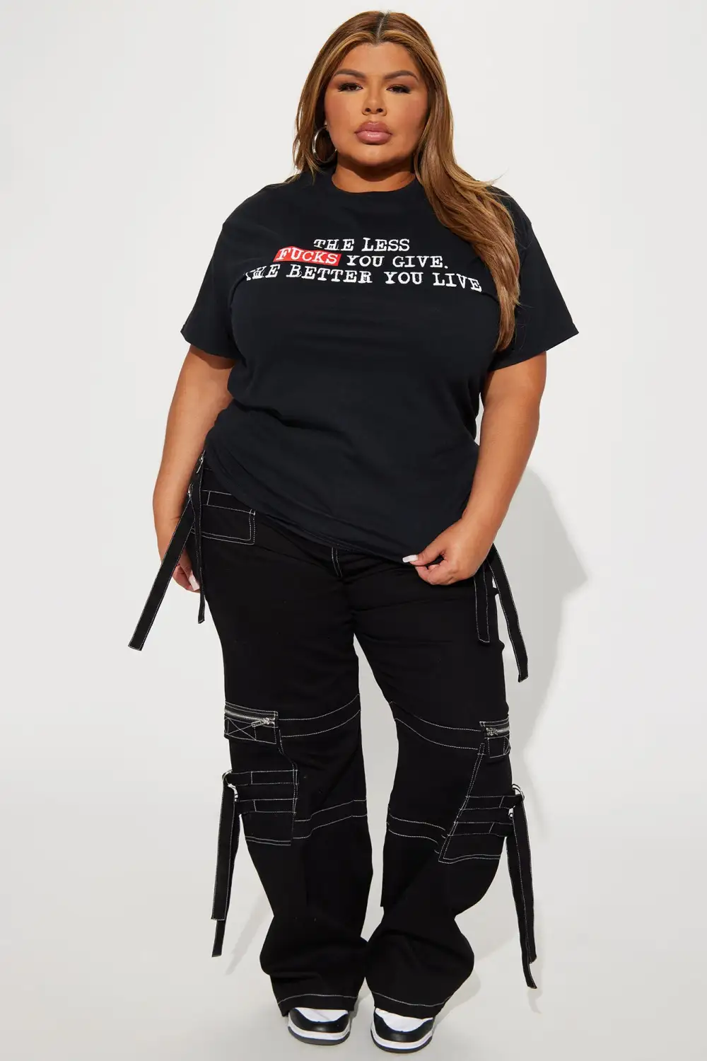 No Fucks To Give Short Sleeve Tee - Black