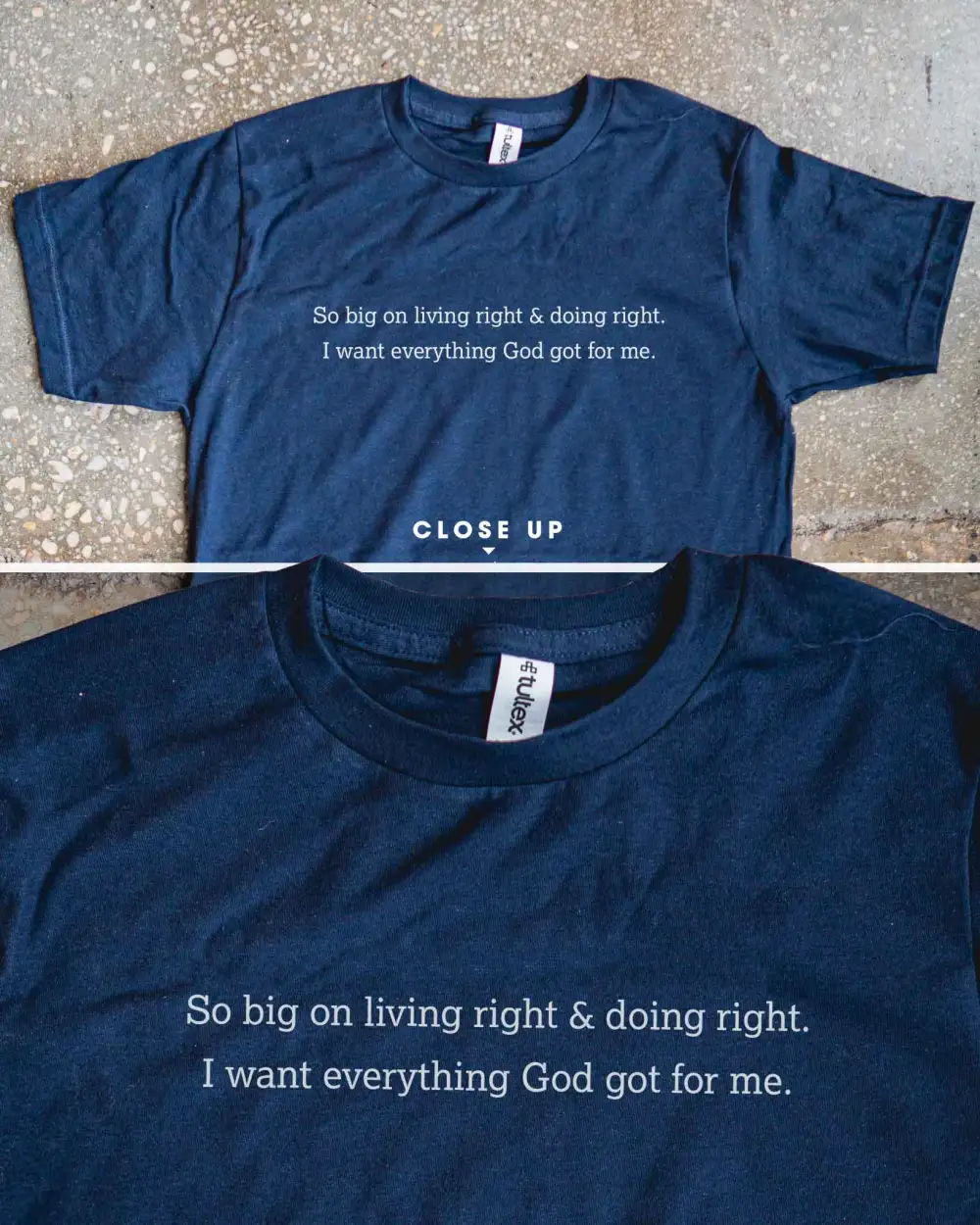 Living Right & Doing Right Adult Box T-Shirt